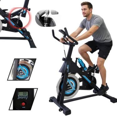 Imagem de Bicicleta Ergométrica Spinning Profissional Academia 120KG com Painel 