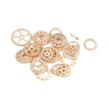 Imagem de Molde De Resina Epóxi Com Engrenagens Metálicas 50g 100g Para Joias DI