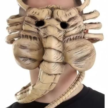 Imagem de Máscara facial de látex Alien Bug Horror para Halloween - 350g - taiyu