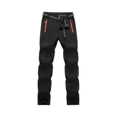 Imagem de Calças Femininas Impermeáveis De Fleece Para Caminhadas De Inverno, Tr