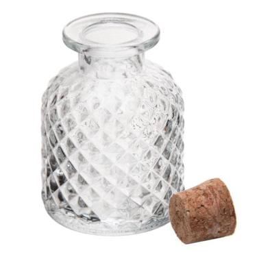 Imagem de Garrafa Azeite Tampa Cortiça Lyor Releve 7,5cm x 9cm Vidro - Wolff