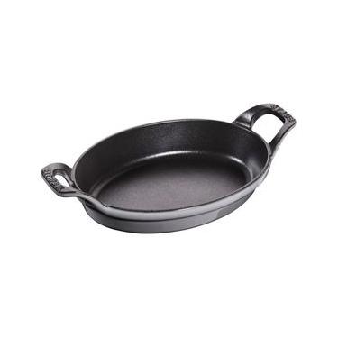 Imagem de TRAVESSA OVAL STAUB EM FERRO FUNDIDO CINZA GRAFITE 21CM CINZA GRAFITE 405095590