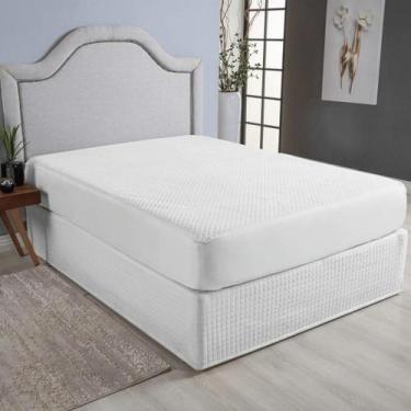 Imagem de Protetor Impermeável Colchão Casal Queen Capa Protetora Anti Ácaro - L