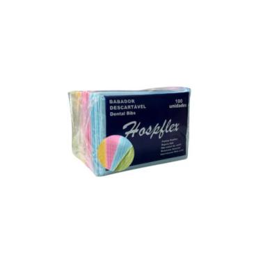 Imagem de Babador Toalha Colorido Para Bancada Descartável Impermeável Hospflex 