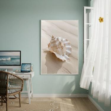 Imagem de Quadro Decorativo Concha Marinha-70x50cm