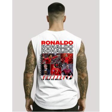 Imagem de Regata Oversized Robozão Cristiano Craque Futebol Jogador - Marca Prop