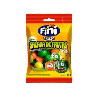 Imagem de Goma de Mascar Fini Salada de Frutas - 80g Pacote, 1, Salada de frutas