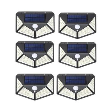 Imagem de 12 Luzes Solares de Parede com Sensor de Movimento - 100 LEDs - Ilumin