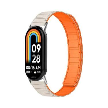 Imagem de Pulseira De Silicone Magnética Para Xiaomi Mi Band 9 10 8, Acessórios 