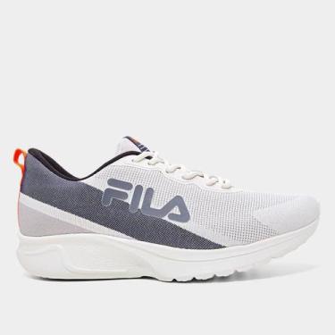 Imagem de Tênis Fila Vector Masculino, Branco, Marinho, 41