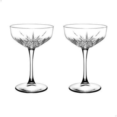 Imagem de Taça Coupe De Vidro Pasabahçe Para Coquetel 255 ml Timeless 2 Peças