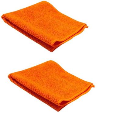 Imagem de Pano de microfibra ecologico uso geral 30x30cm laranja - FLASH TRUCK