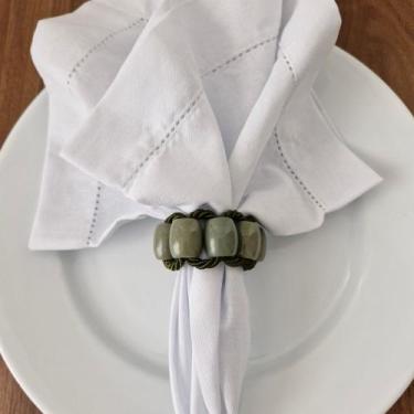 Imagem de Porta Guardanapo Resina Classic - Decor Madame Blue, Verde Oliva