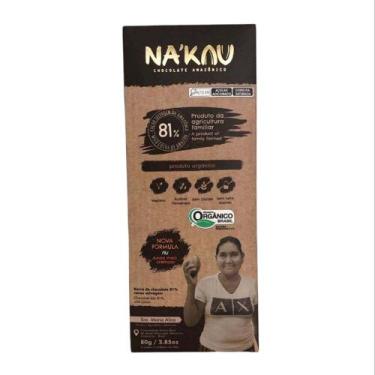 Imagem de Chocolate da Amazônia 81% 80g - Na Kau