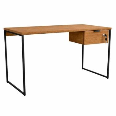 Imagem de Escrivaninha Com Gaveta Quarto Adolescente 136cm Kappesberg Freijo/Pre