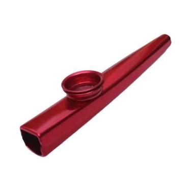 Imagem de Flauta Kazoo De Metal Leve Para Guitarra, Ukulele E Harmônica - Instru