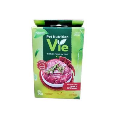 Imagem de Petisco Natural Para Cães Pet Nutrition Vie Carne & Especiarias 50g - 