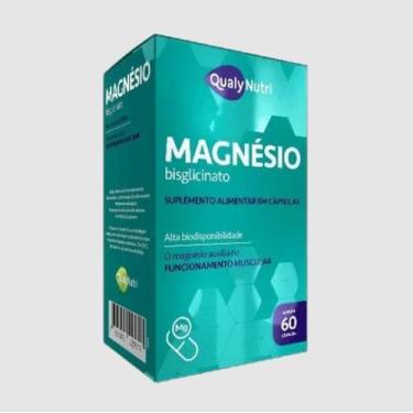 Imagem de Magnésio Bisglicinato Vitamina B6 60 Cáps Relaxamento - QualyNutri