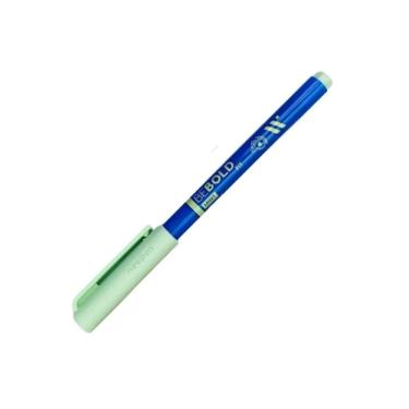 Imagem de Marca Texto Newpen Be Bold Fit com Ponta Chanfrada para Linhas Finas Ou Largas 1 Unidade Mint (Verde)
