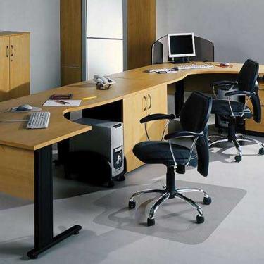 Imagem de Protepiso Flexível Kapazi P-madeira 85 X 120CM para Proteção de Pisos e Carpetes 1 Unidade Transparente