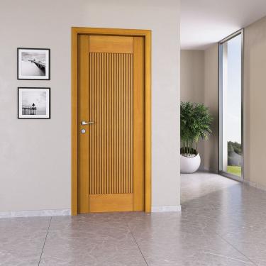 Imagem de Folha de Porta de Madeira Maciça Angelim Pedra 210x60cm Natural