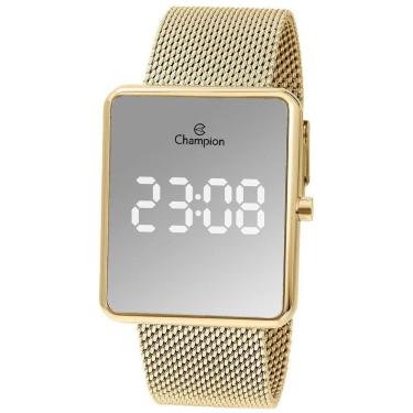 Imagem de Relógio CHAMPION feminino digital dourado CH48180B