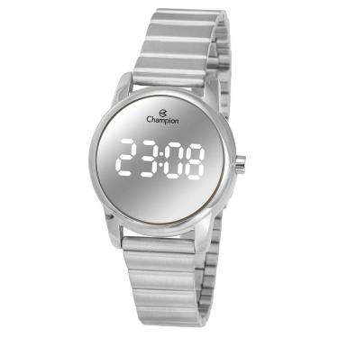 Imagem de Relógio CHAMPION feminino digital prata CH48215Q