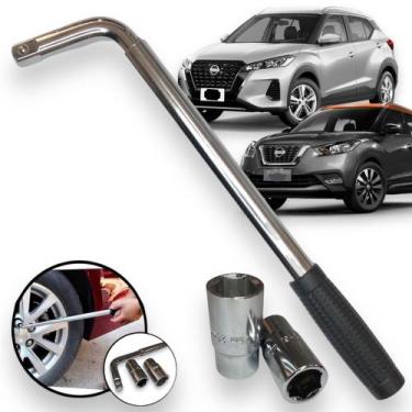 Imagem de Chave De Roda L Extensível Telescópica Nissan Kicks Todos - Tech One