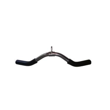 Imagem de Puxador cromado triceps bigode maciço com giro Musculação/Exercícios/Fitness-Unissex