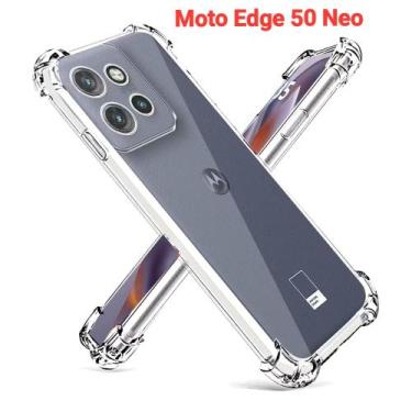 Imagem de Capa capinha transparente para Motorola Moto Edge 50 Neo anti impacto 
