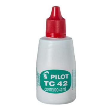 Imagem de Tinta Tc42 Para Carimbo 42ml Pilot Vermelho