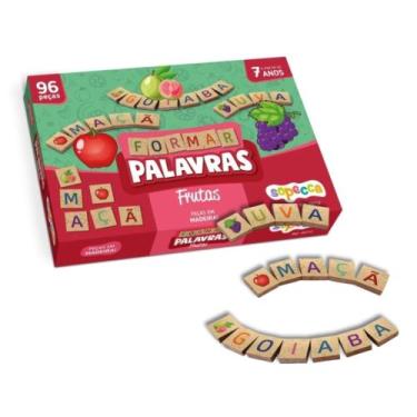 Imagem de Jogo Infantil Educativo Formar Palavras Frutas Sopecca - DS712