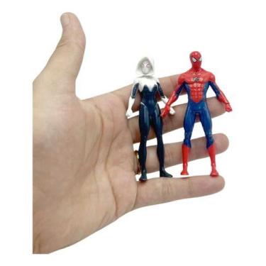Imagem de 2 Bonecos Homem Aranha E Mulher Aranha Marvel Colecionáveis - All Seas
