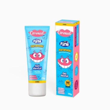 Imagem de Creme Dental Carmed Fini Dentaduras Anti-Cárie com Flúor 70g