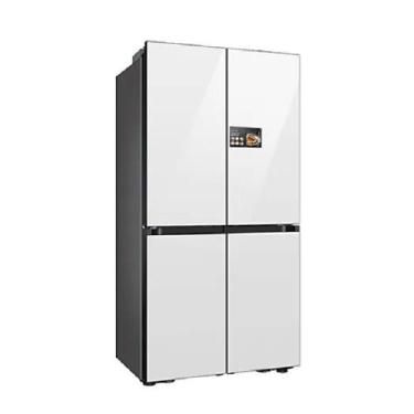 Imagem de Refrigerador samsung bespoke french door 4 portas rm90 clean 543l whit