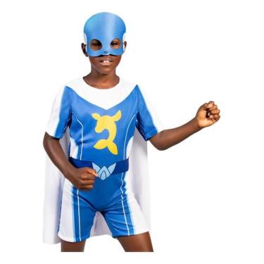 Imagem de Fantasia Infantil Aventureiro Super Foca Festa Luccas Neto , 6596, G