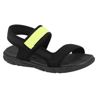 Imagem de Sandalia Infantil Molekinho 2400.175.15745, Preto, Verde, 29