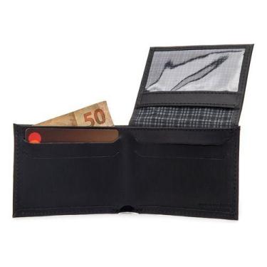 Imagem de Carteira Slim Masculina Couro Legitimo Cnh E Porta Cartão - Don Matuto