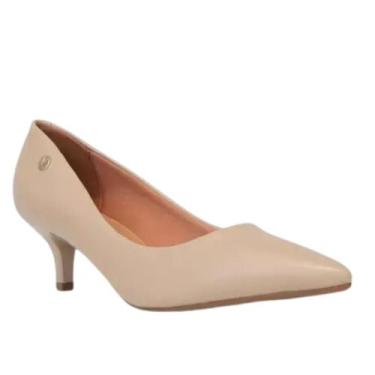 Imagem de Sapato Scarpin Feminino Vizzano Napa Glossy 1122.828, Nude, 37