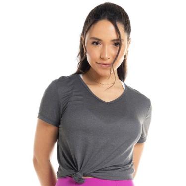 Imagem de Blusa Camiseta Feminina Dry Fit De Poliamida Crepe - ESTILO DO CORPO, 