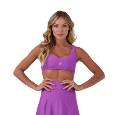 Imagem de Top DROP SHOT Energy W25 Beach Tennis Pickleball Fitness, Roxo claro, 