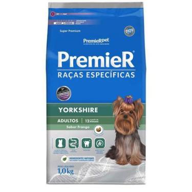 Imagem de Ração Cães Yorkshire Raças Pequenas Adulto Sabor Frango 1k - Premier