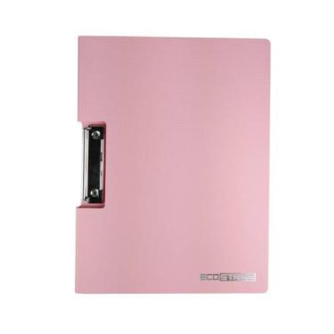 Imagem de Pasta Prancheta Horizontal A4 Rosa Claro Yes com Bolso Interno Escolar