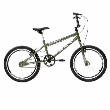 Imagem de Bicicleta Bmx Sts Cross Aro 20 Aço 1v Verde Militar Free Action
