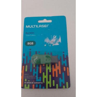 Imagem de Pen drive multilaser  8gb - YRAN CELL