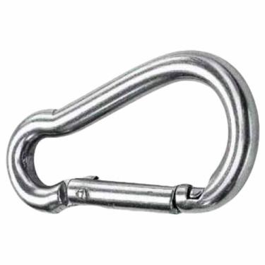 Imagem de Mosquetão Sem Olhal 5 mm Inox - Marine Importa