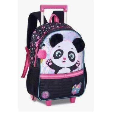 Imagem de kit mochila Panda +lancheira REFCD 24677K - CLIO