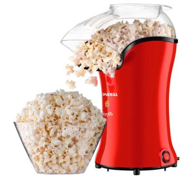 Imagem de Pipoqueira Popflix Mondial Vermelho 1200W PP03, 220V