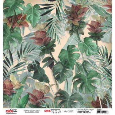Imagem de Papel Scrapbook Opadecor Tropical 2 30,5x30,5 2658 Opa
