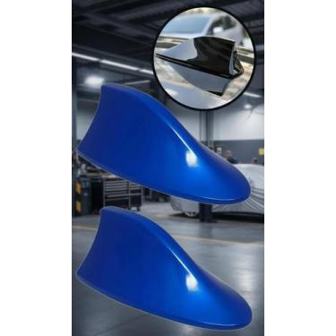 Imagem de Antena Automotiva Tipo Barbatana Azul 10cm x 5.8cm - Congratulations S